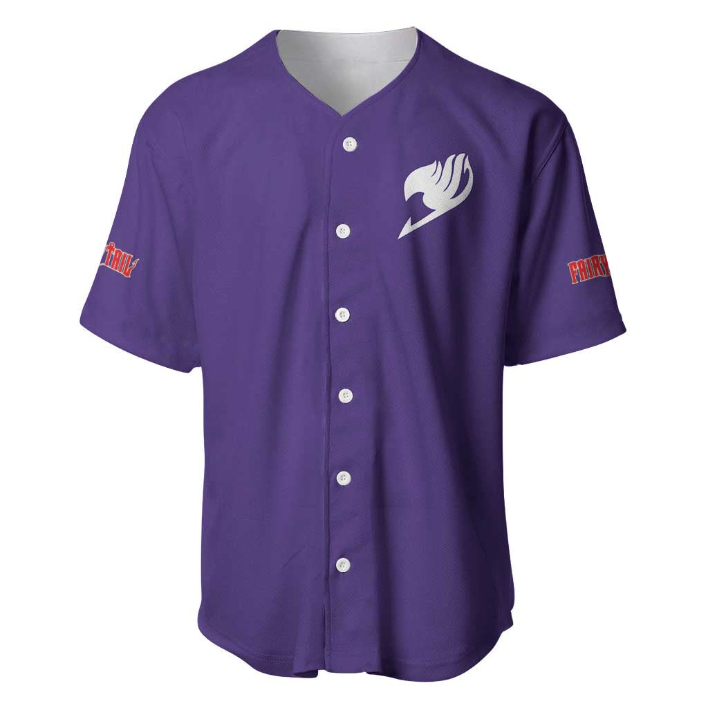 Nalu Fairy Tail Anime Style Baseball Jersey Nalu Fairy Tail Anime Style Baseball Jersey
