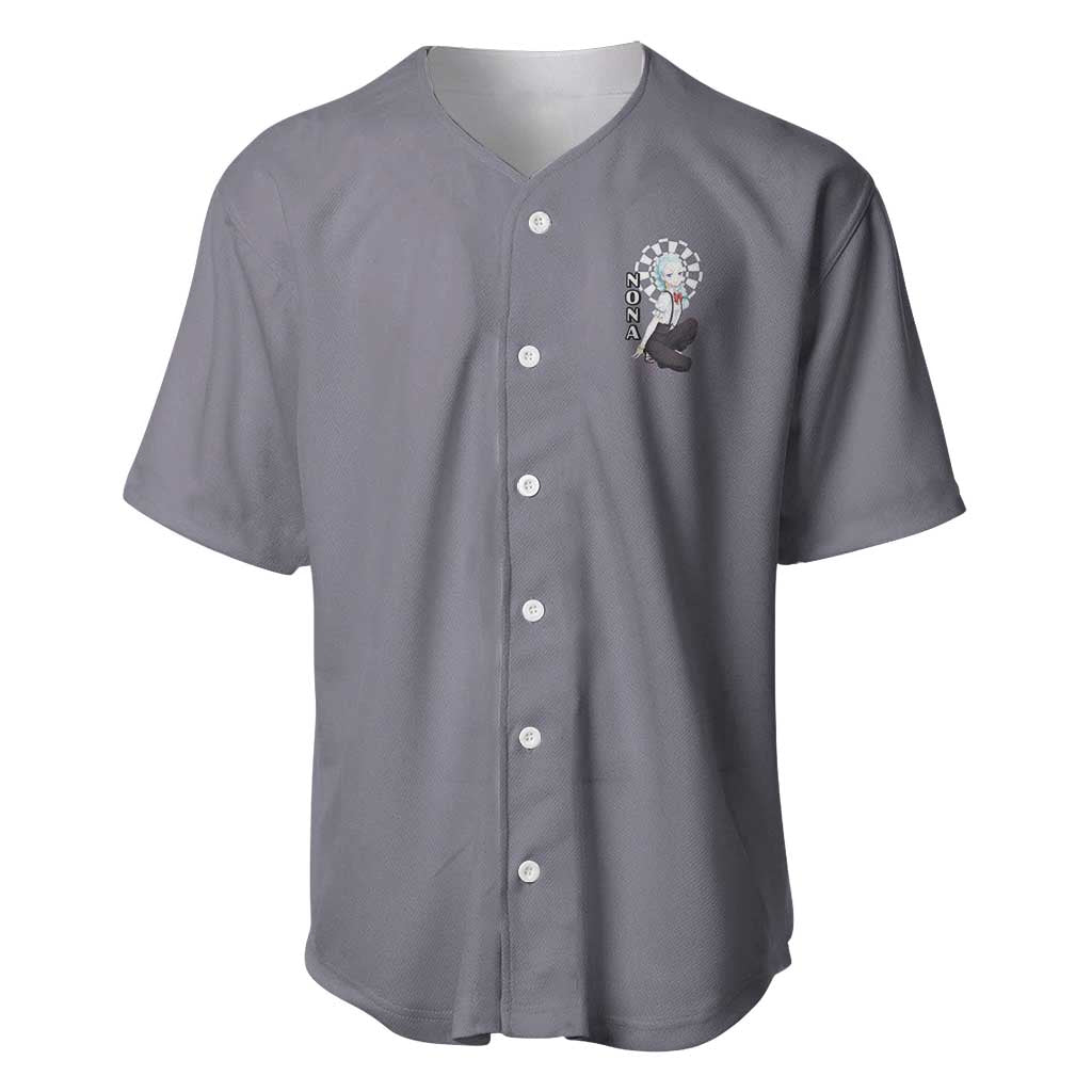 Nona Death Parade Anime Style Baseball Jersey Nona Death Parade Anime Style Baseball Jersey
