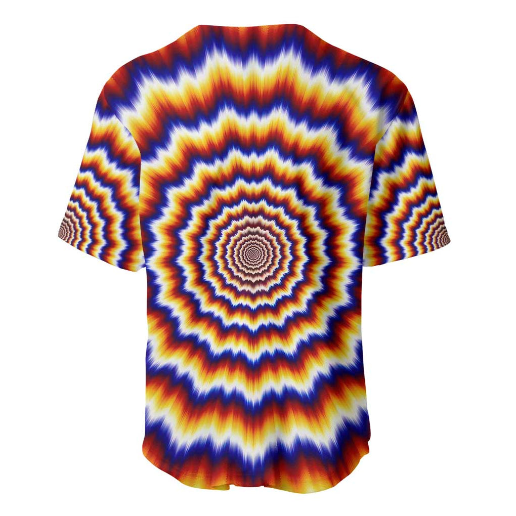 One Piece Fractal Explosion Baseball Jersey One Piece Fractal Explosion Baseball Jersey