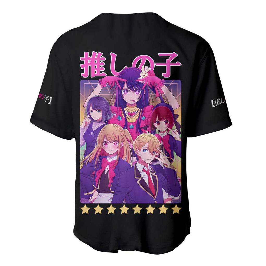 Oshi No Ko Anime Style Baseball Jersey Oshi No Ko Anime Style Baseball Jersey