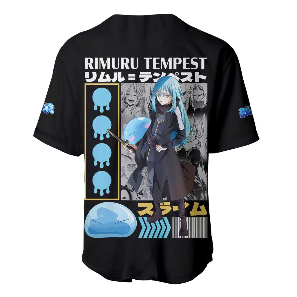 Rimuru Tempest I Anime Style Baseball Jersey Rimuru Tempest I Anime Style Baseball Jersey
