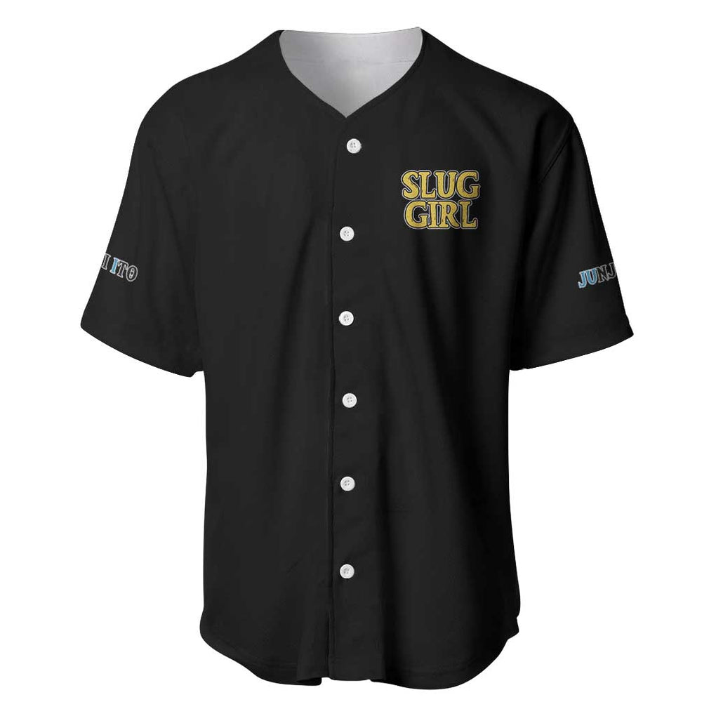 Slug Girl Junji Anime Style Baseball Jersey Slug Girl Junji Anime Style Baseball Jersey