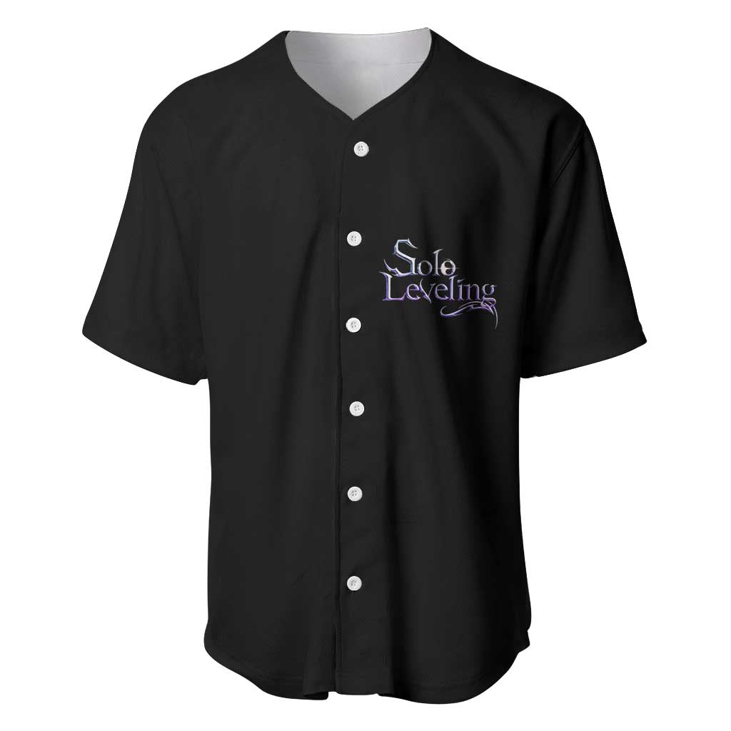 Sung Jinwoo Solo Anime Style Baseball Jersey Sung Jinwoo Solo Anime Style Baseball Jersey