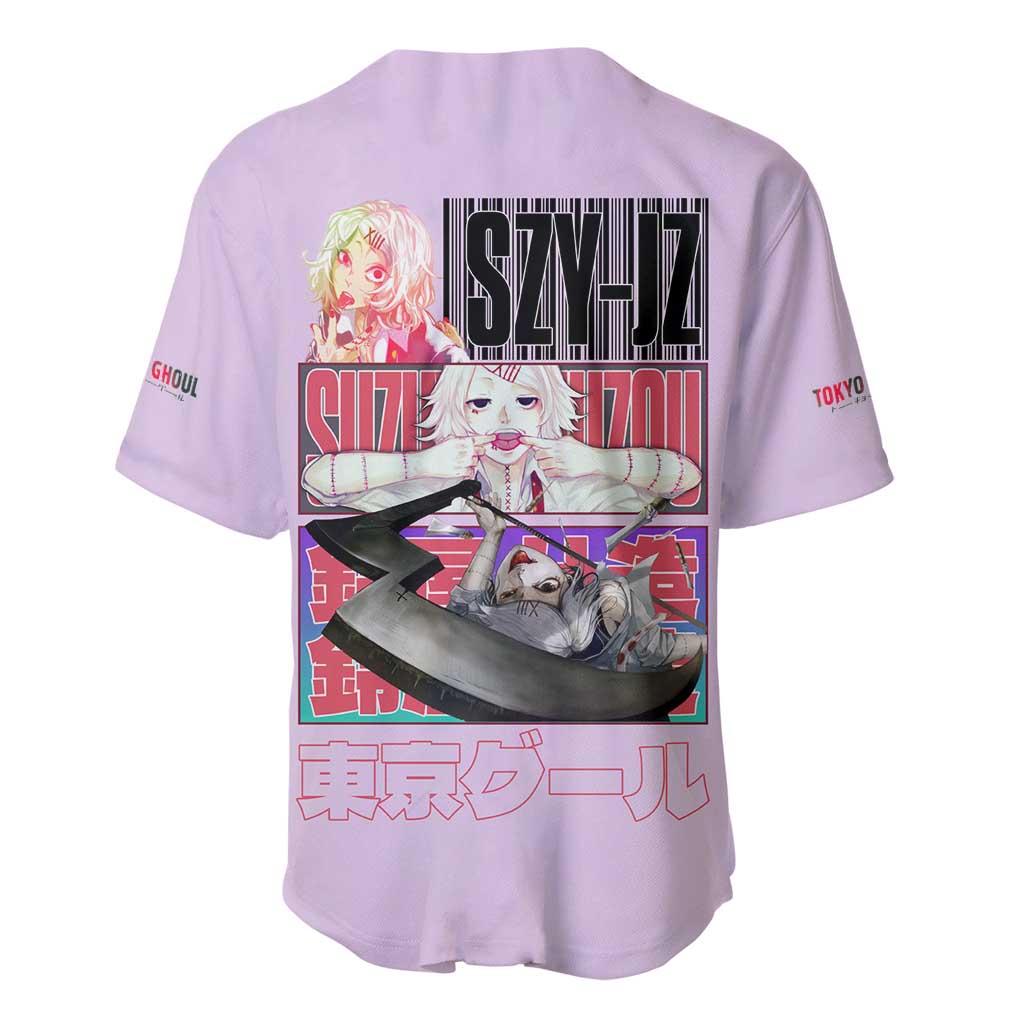 Suzuya Juuzou Tokyo Anime Style Baseball Jersey Suzuya Juuzou Tokyo Anime Style Baseball Jersey