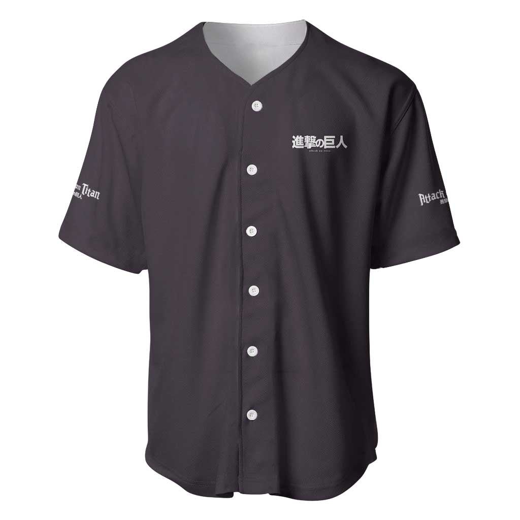 Titan Attack On Anime Style Baseball Jersey_1 Titan Attack On Anime Style Baseball Jersey_1