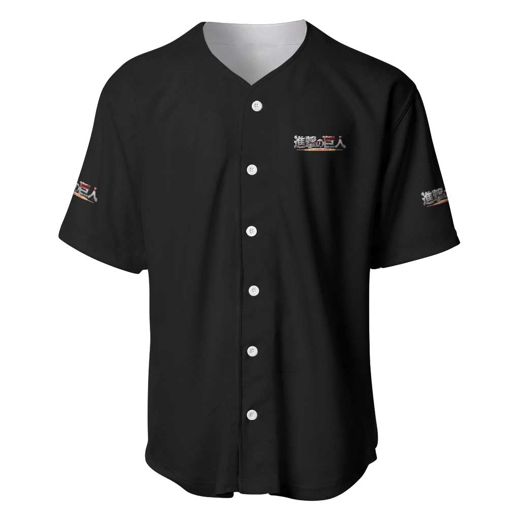 Titan Attack On Anime Style Baseball Jersey_2 Titan Attack On Anime Style Baseball Jersey_2
