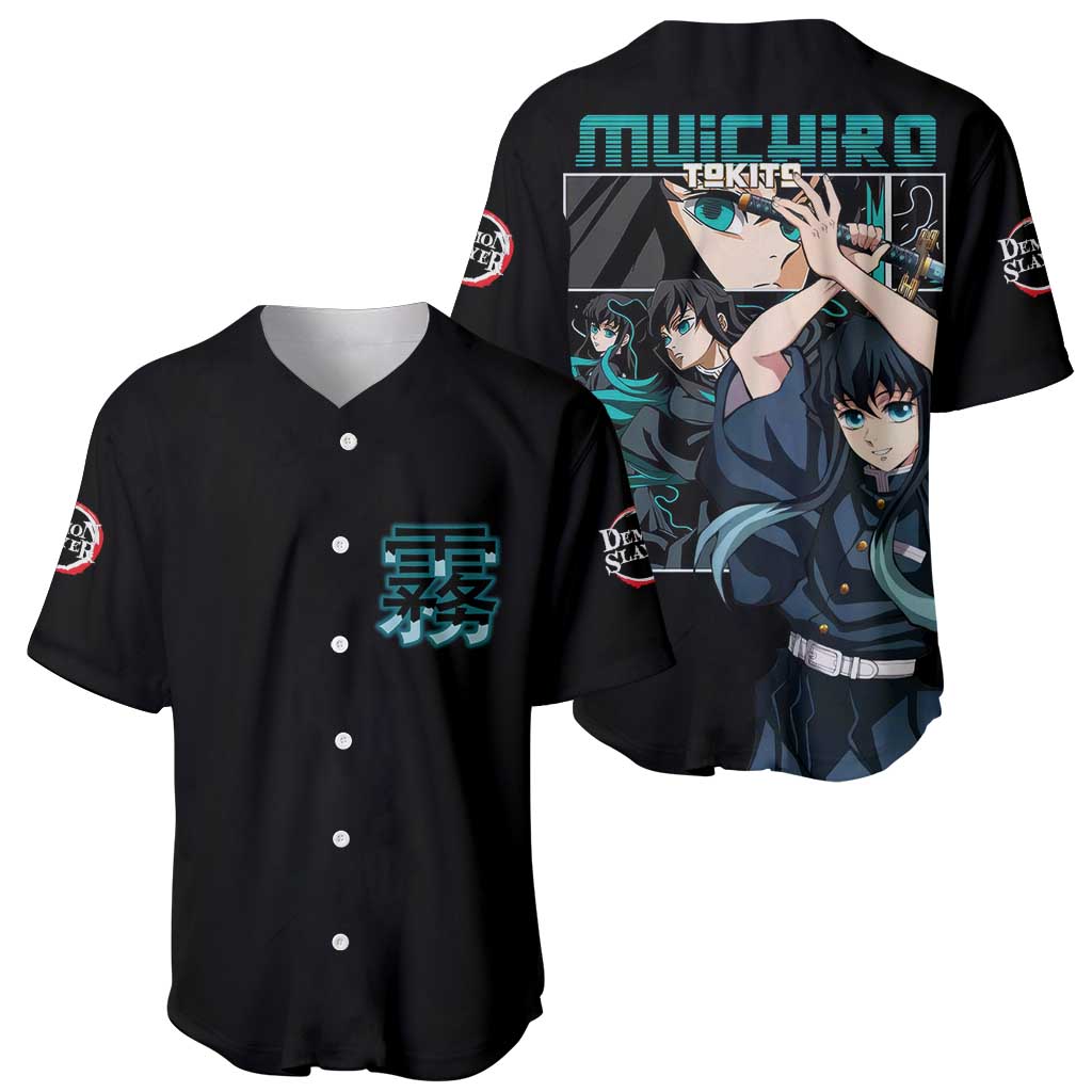 Tokito Demon Slayer Anime Style Baseball Jersey Tokito Demon Slayer Anime Style Baseball Jersey