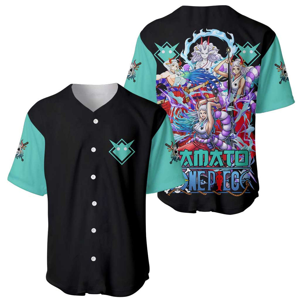 Yamato One Piece Abtract Style Baseball Jersey Yamato One Piece Abtract Style Baseball Jersey