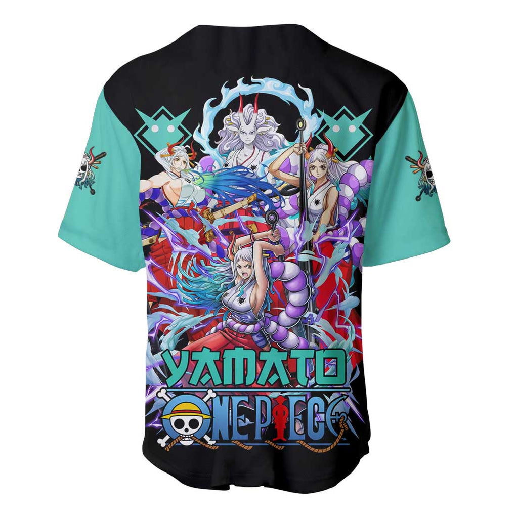 Yamato One Piece Abtract Style Baseball Jersey Yamato One Piece Abtract Style Baseball Jersey