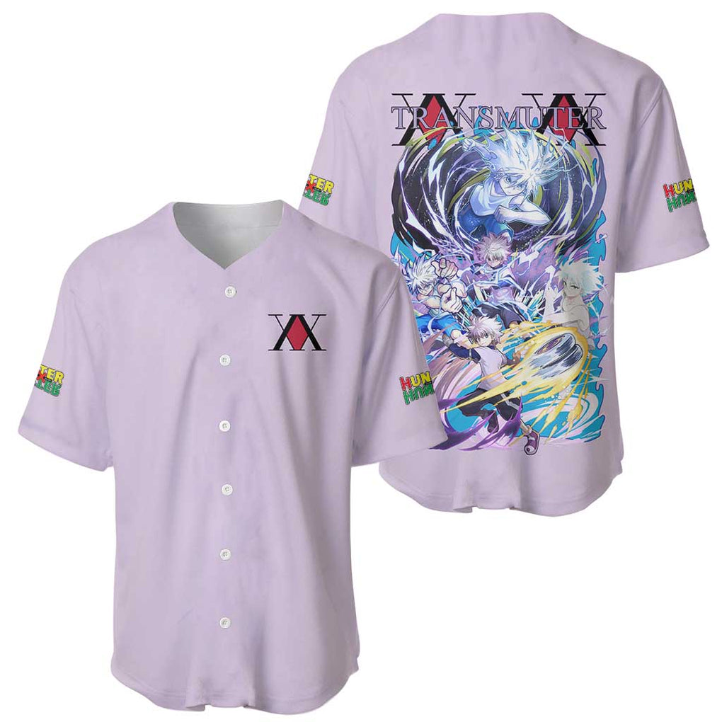 Zoldyck Hunter X Anime Style Baseball Jersey_1 Zoldyck Hunter X Anime Style Baseball Jersey_1