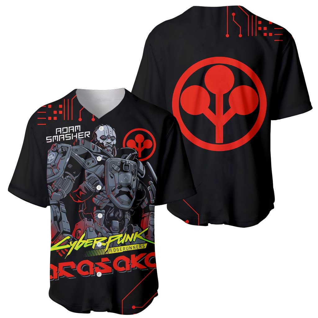 Adam Smasher Cyberpunk Edgerunners Baseball Jersey Adam Smasher Cyberpunk Edgerunners Baseball Jersey
