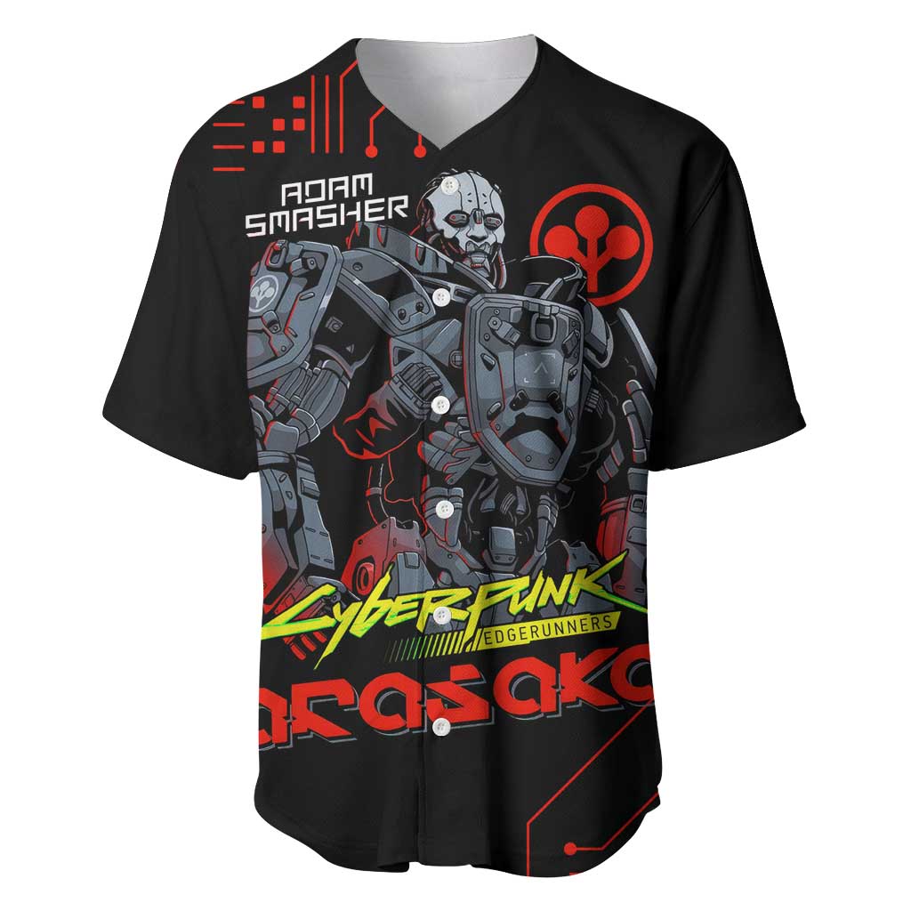 Adam Smasher Cyberpunk Edgerunners Baseball Jersey Adam Smasher Cyberpunk Edgerunners Baseball Jersey