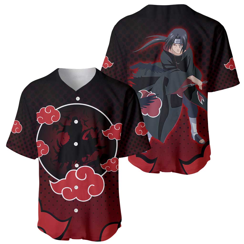 Akatsuki Itachi Uchiha Naruto Baseball Jersey Akatsuki Itachi Uchiha Naruto Baseball Jersey