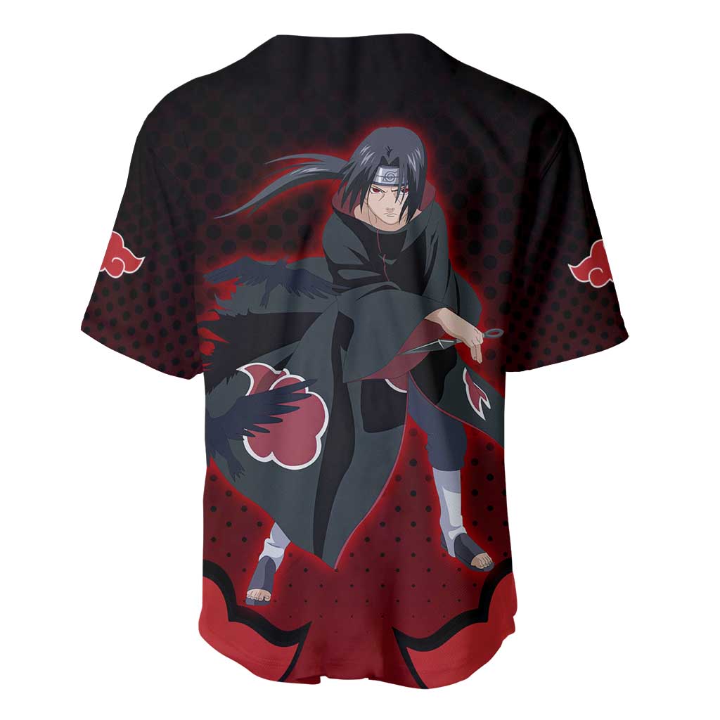 Akatsuki Itachi Uchiha Naruto Baseball Jersey Akatsuki Itachi Uchiha Naruto Baseball Jersey