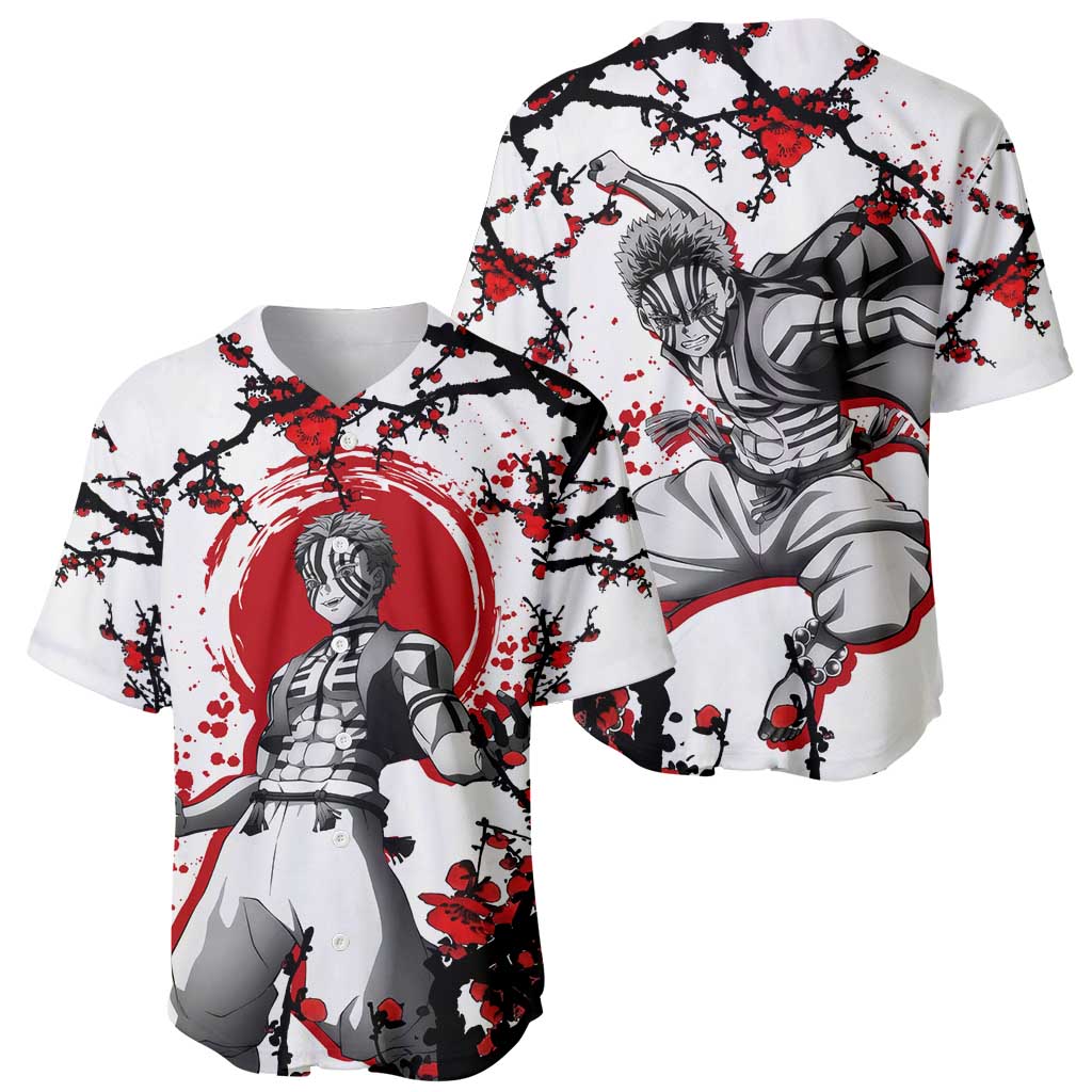 Akaza Demon Slayer Baseball Jersey Akaza Demon Slayer Baseball Jersey