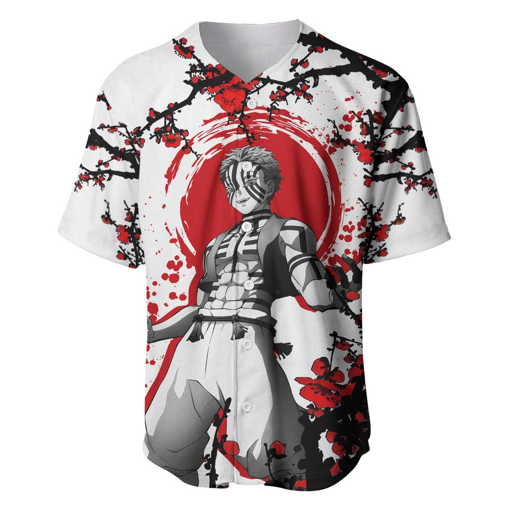 Akaza Demon Slayer Baseball Jersey Akaza Demon Slayer Baseball Jersey
