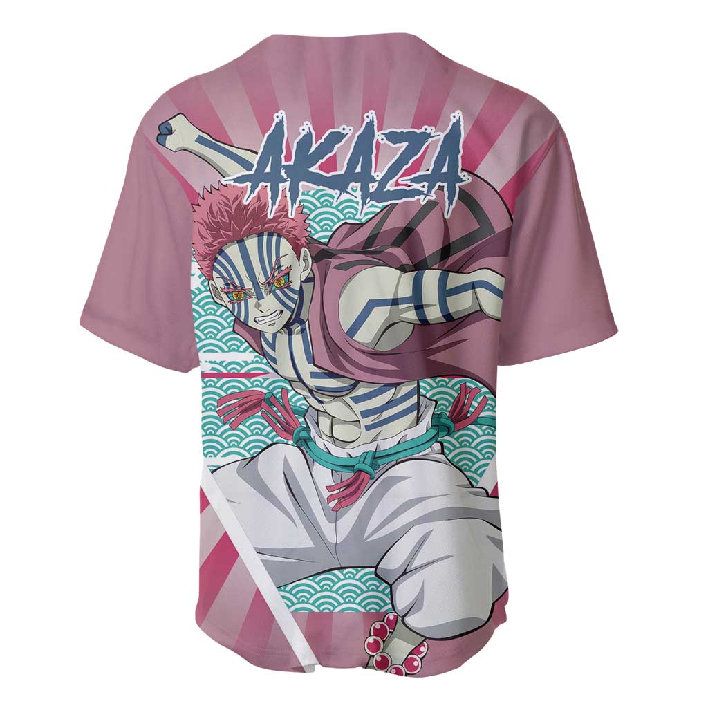 Akaza Demon Slayer Baseball Jersey_2 Akaza Demon Slayer Baseball Jersey_2