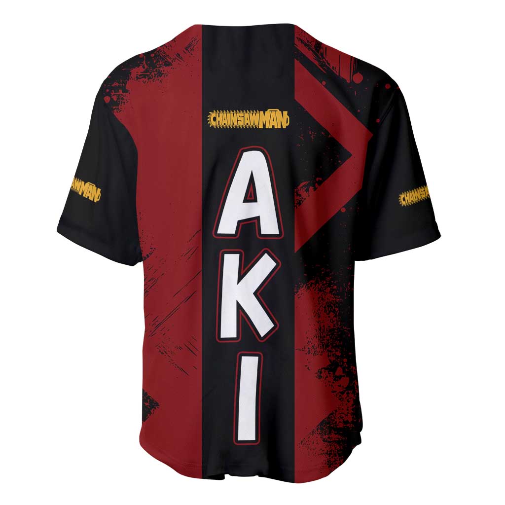 Aki Hayakawa Chainsaw Man Baseball Jersey Aki Hayakawa Chainsaw Man Baseball Jersey