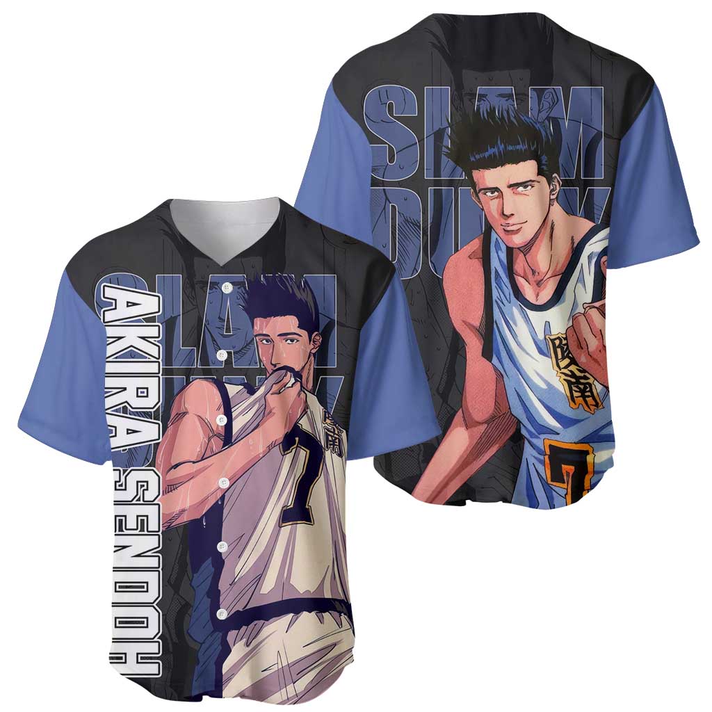 Akira Sendoh Slam Dunk Baseball Jersey Akira Sendoh Slam Dunk Baseball Jersey