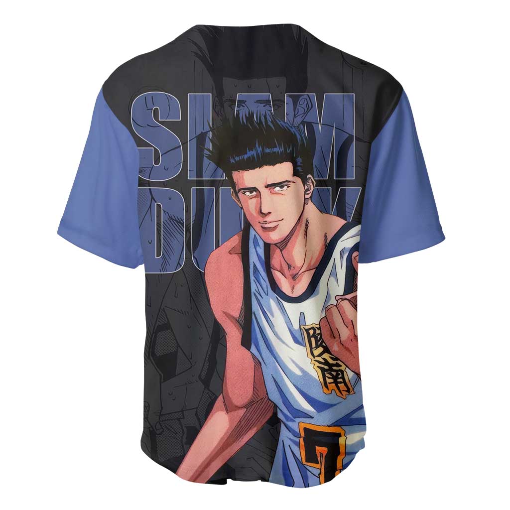 Akira Sendoh Slam Dunk Baseball Jersey Akira Sendoh Slam Dunk Baseball Jersey