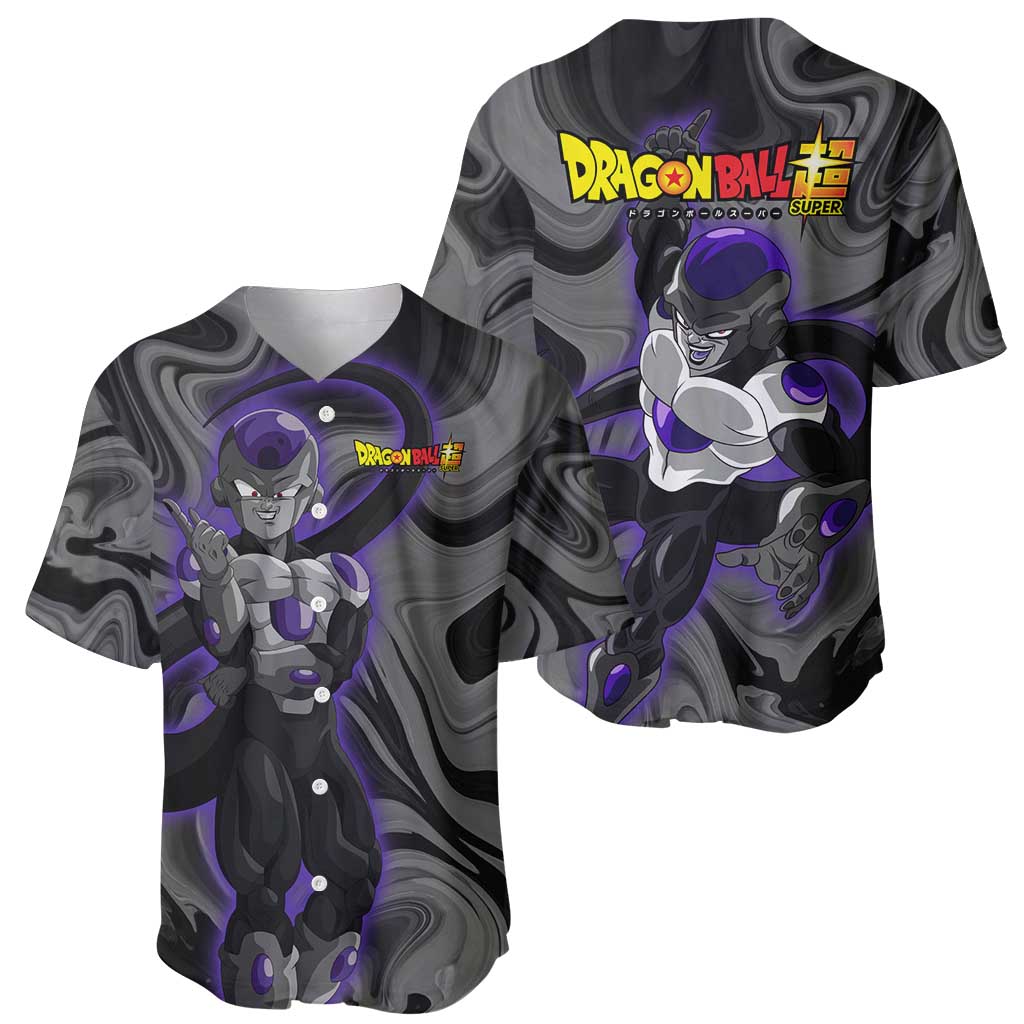 Black Frieza Dragon Ball Baseball Jersey Black Frieza Dragon Ball Baseball Jersey