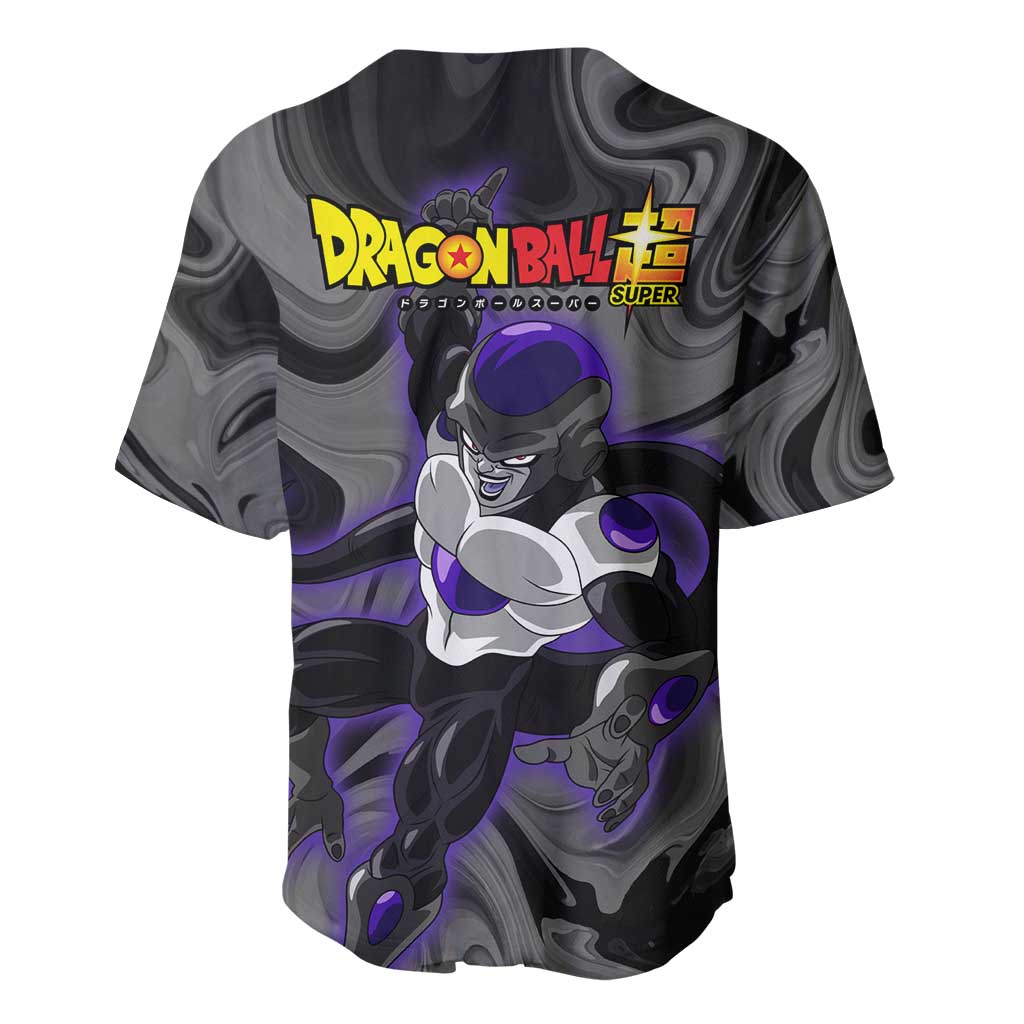 Black Frieza Dragon Ball Baseball Jersey Black Frieza Dragon Ball Baseball Jersey