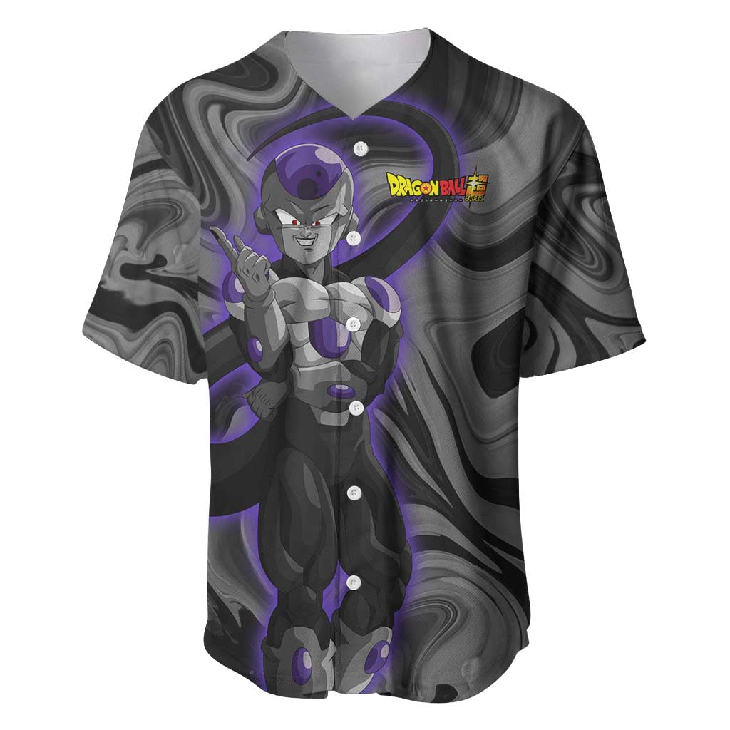 Black Frieza Dragon Ball Baseball Jersey Black Frieza Dragon Ball Baseball Jersey