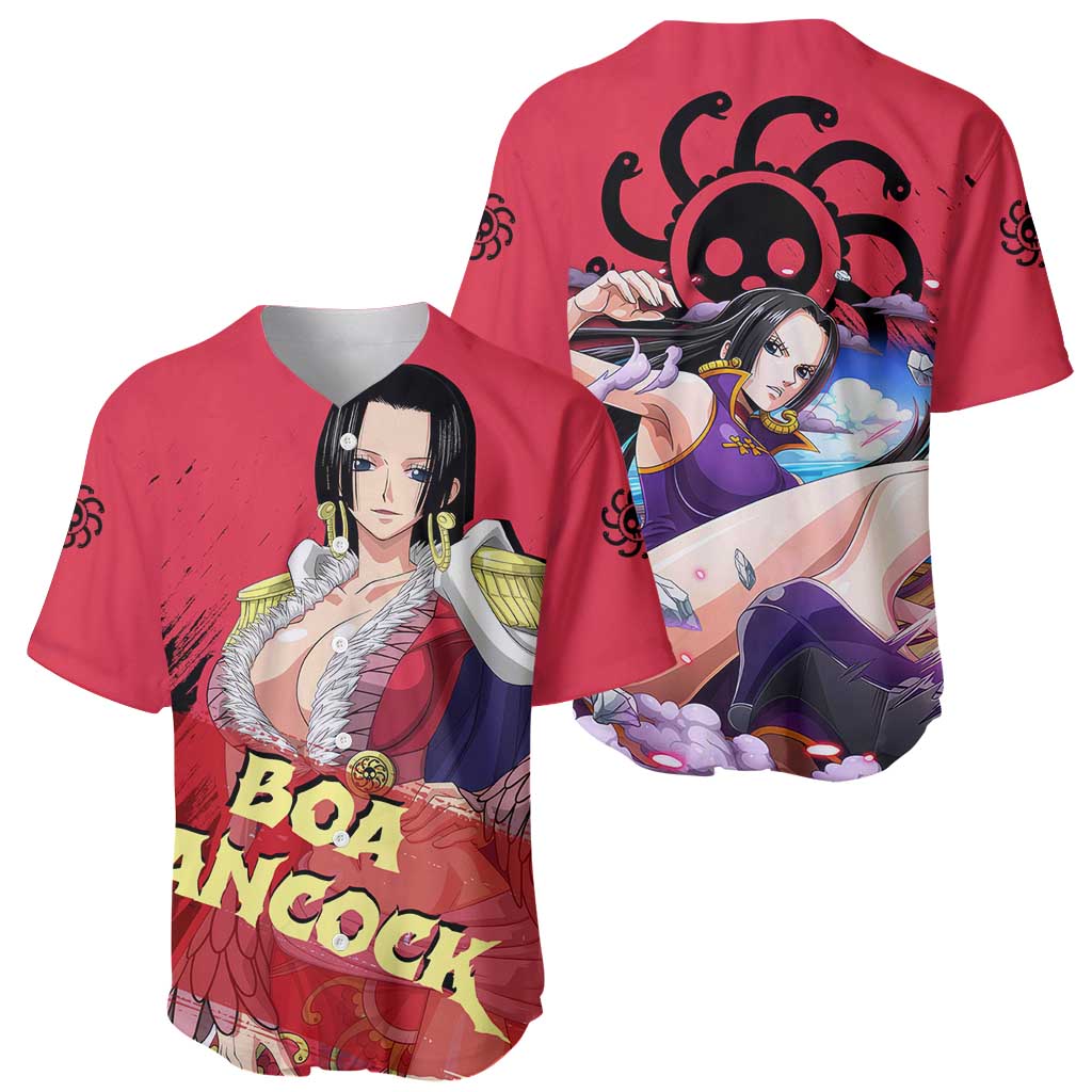 Boa Hancock One Piece Baseball Jersey Boa Hancock One Piece Baseball Jersey