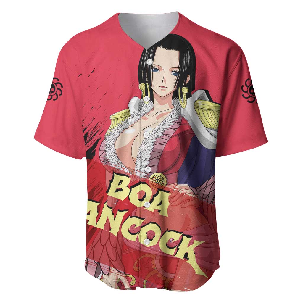 Boa Hancock One Piece Baseball Jersey Boa Hancock One Piece Baseball Jersey