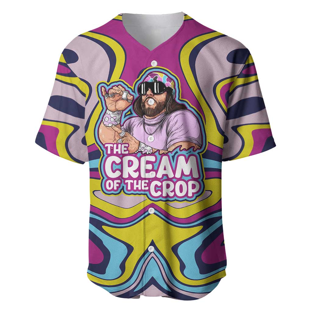 Cream Of Crop Trippy Randy Baseball Jersey Cream Of Crop Trippy Randy Baseball Jersey