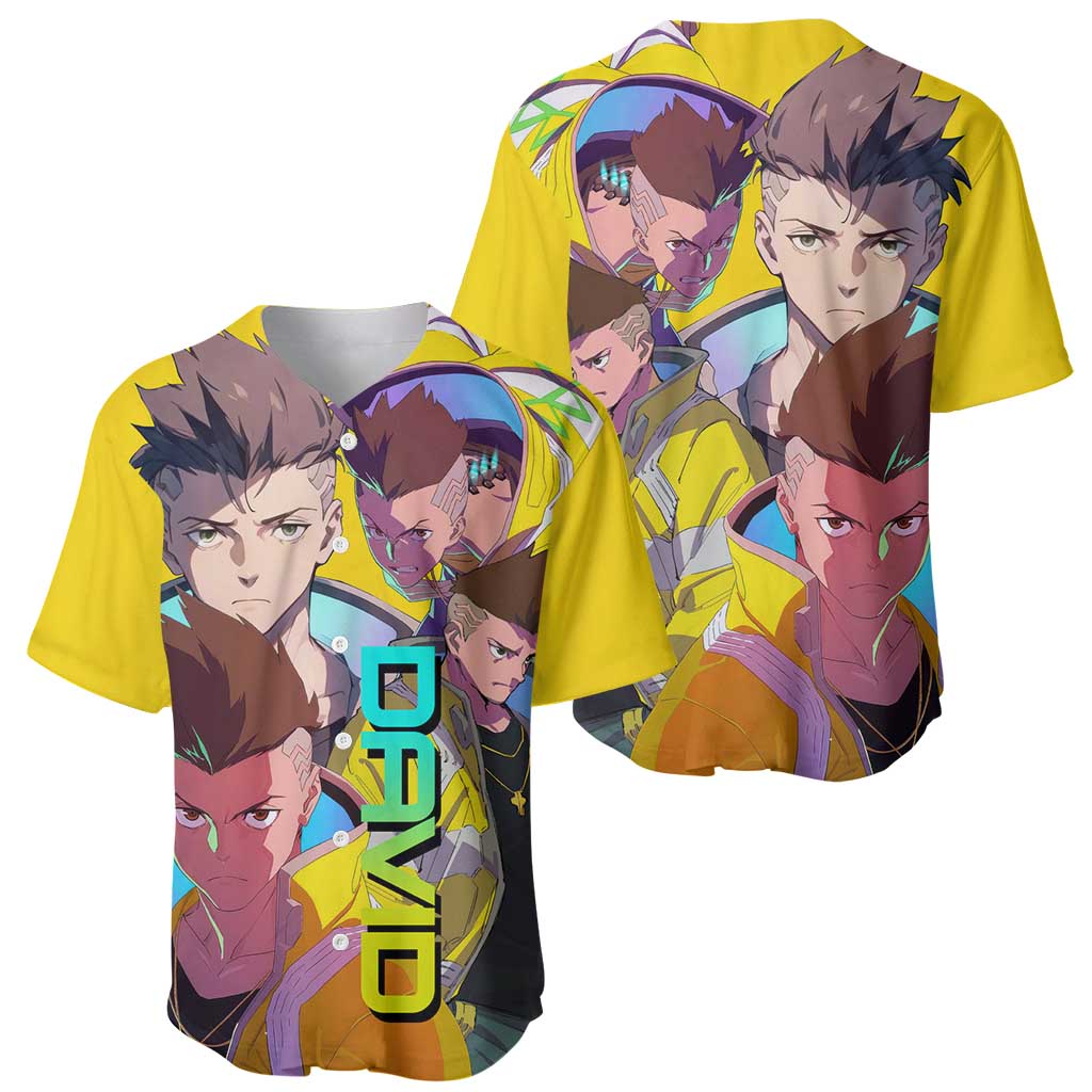 David Martinez Cyberpunk Edgerunners Baseball Jersey David Martinez Cyberpunk Edgerunners Baseball Jersey