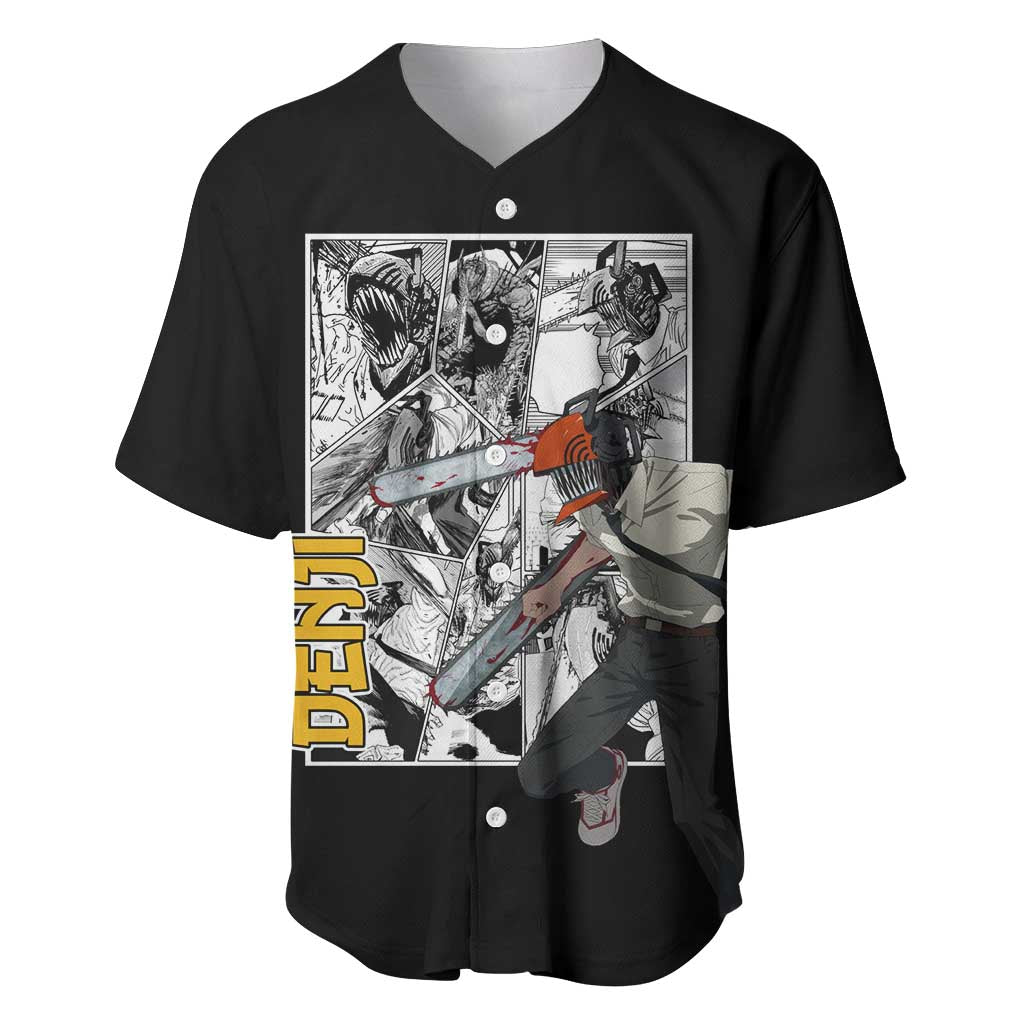Denji Chawsan Man Baseball Jersey Denji Chawsan Man Baseball Jersey