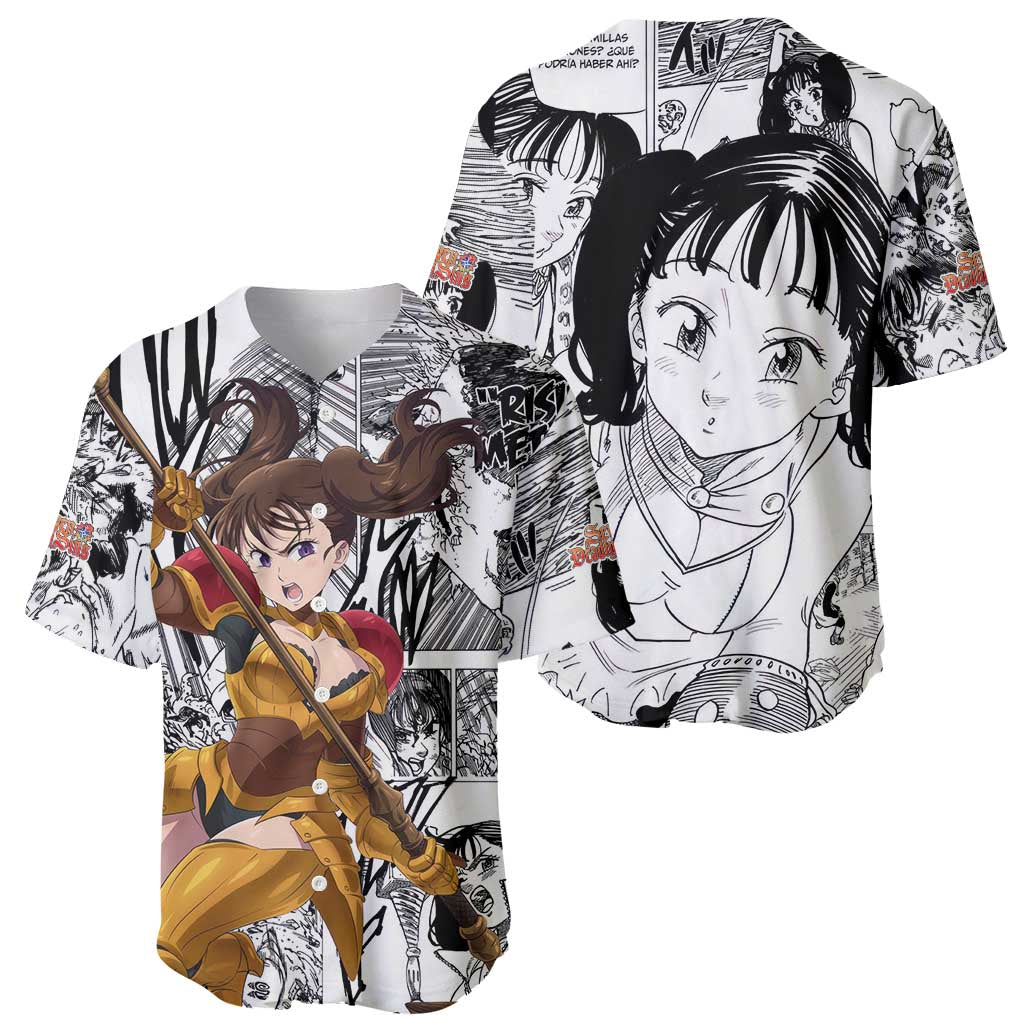 Diane Nanatsu No Taizai Baseball Jersey Diane Nanatsu No Taizai Baseball Jersey