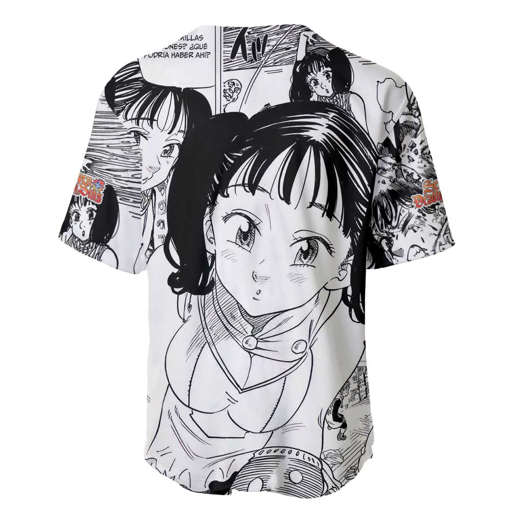 Diane Nanatsu No Taizai Baseball Jersey Diane Nanatsu No Taizai Baseball Jersey