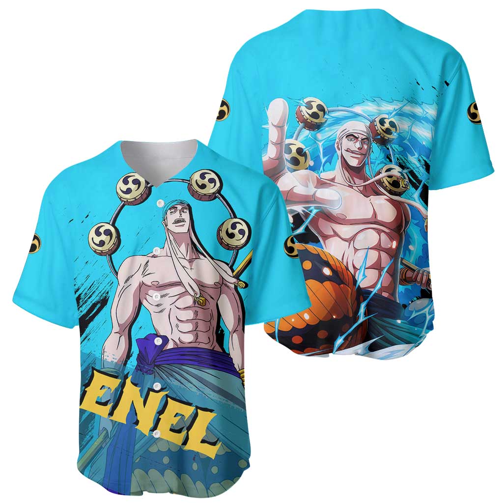 Enel One Piece Baseball Jersey Enel One Piece Baseball Jersey