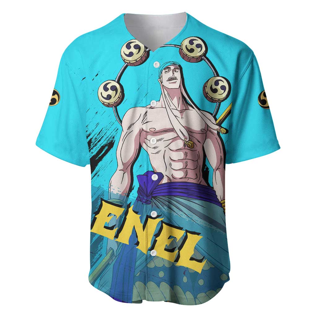 Enel One Piece Baseball Jersey Enel One Piece Baseball Jersey