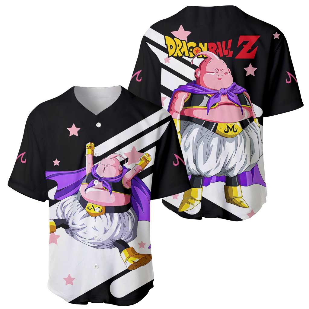 Fat Majin Buu Dragon Ball Baseball Jersey Fat Majin Buu Dragon Ball Baseball Jersey