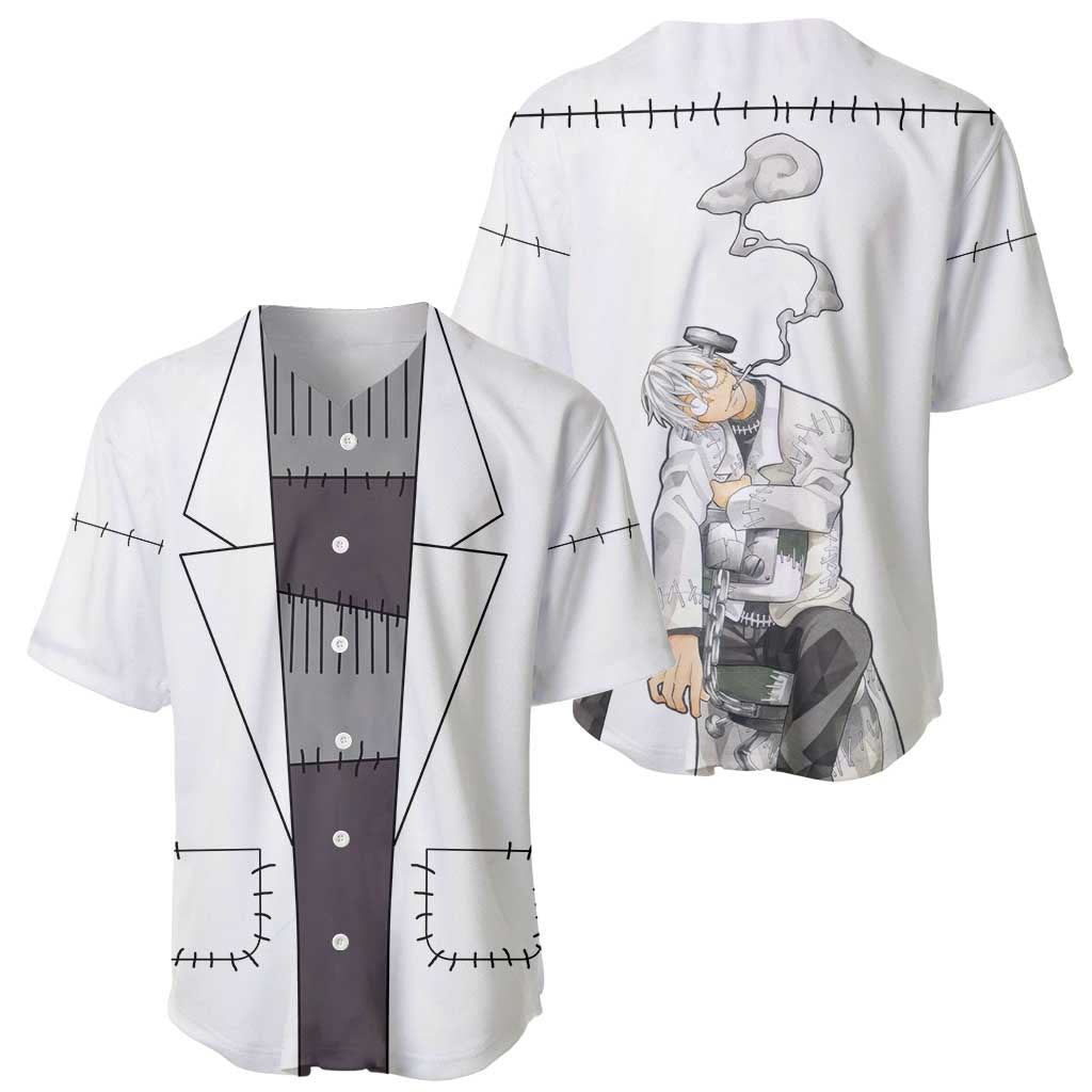 Franken Stein Soul Eater Baseball Jersey Franken Stein Soul Eater Baseball Jersey