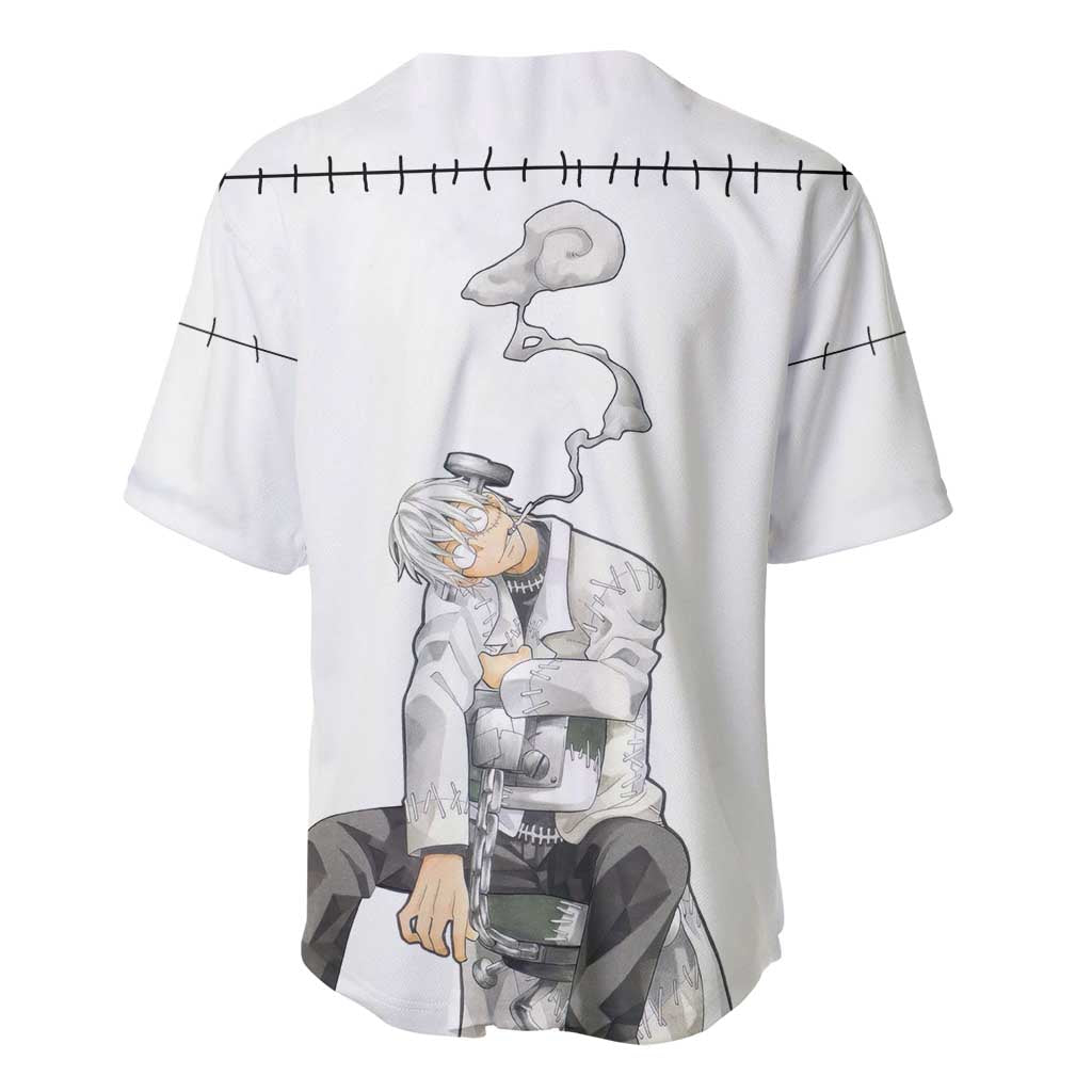 Franken Stein Soul Eater Baseball Jersey Franken Stein Soul Eater Baseball Jersey