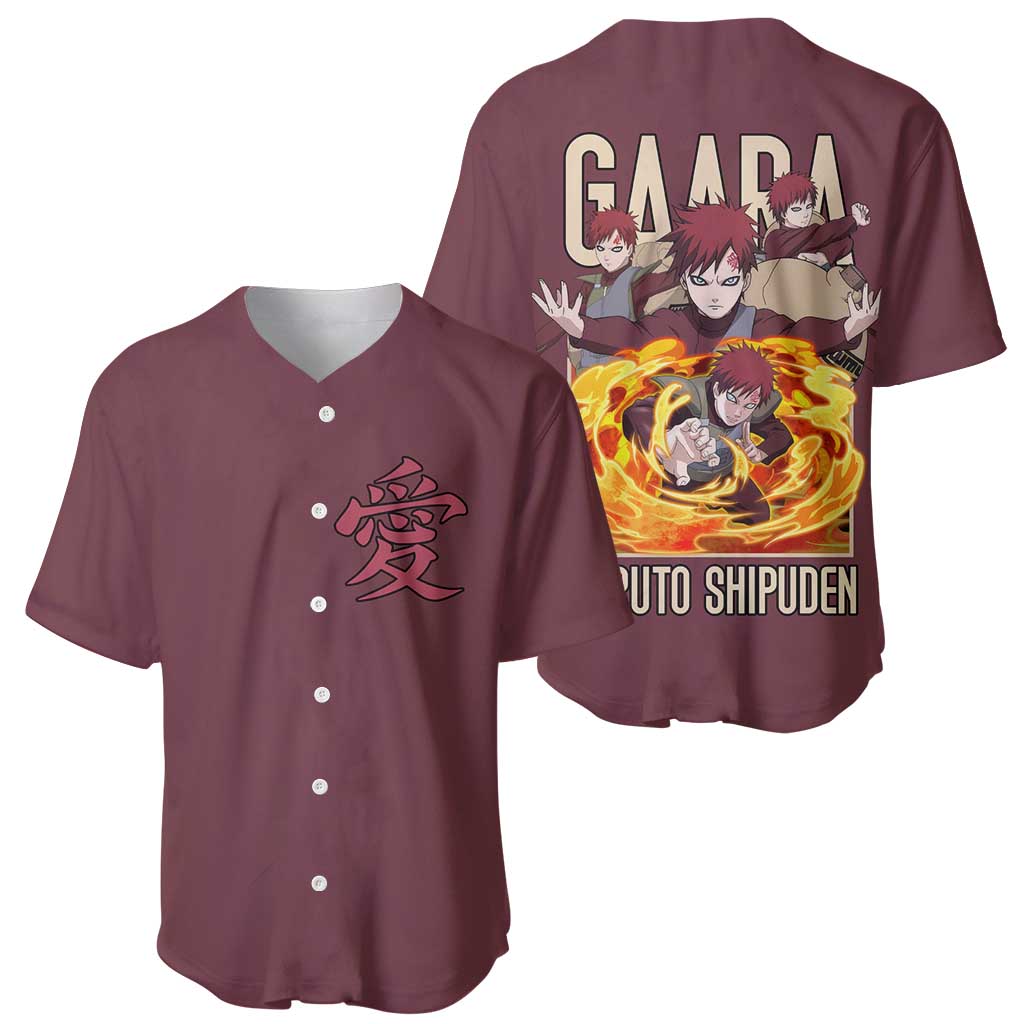 Gaara Naruto Shippuden Baseball Jersey Gaara Naruto Shippuden Baseball Jersey