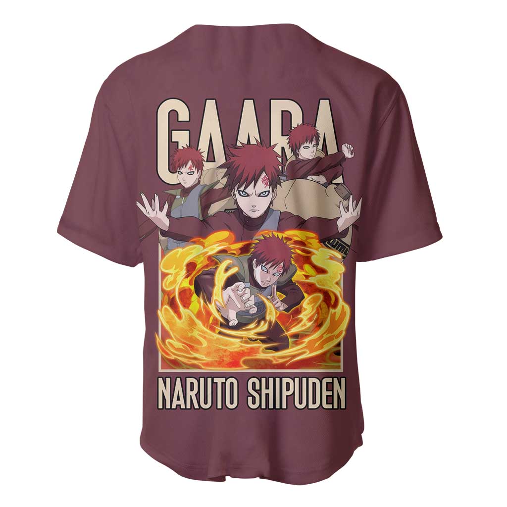 Gaara Naruto Shippuden Baseball Jersey Gaara Naruto Shippuden Baseball Jersey