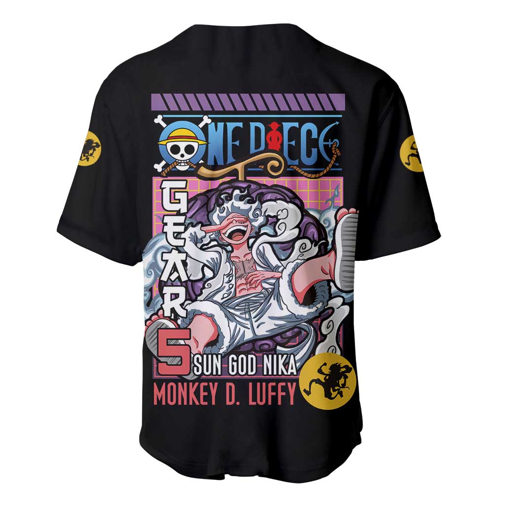 Gear 5th Luffy V3 One Baseball Jersey Gear 5th Luffy V3 One Baseball Jersey