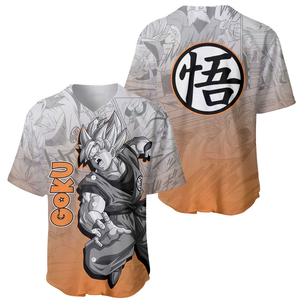 Goku Dragonball Baseball Jersey Goku Dragonball Baseball Jersey