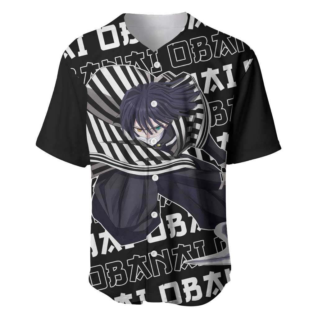Iguro Obanai Demon Slayer Baseball Jersey Iguro Obanai Demon Slayer Baseball Jersey