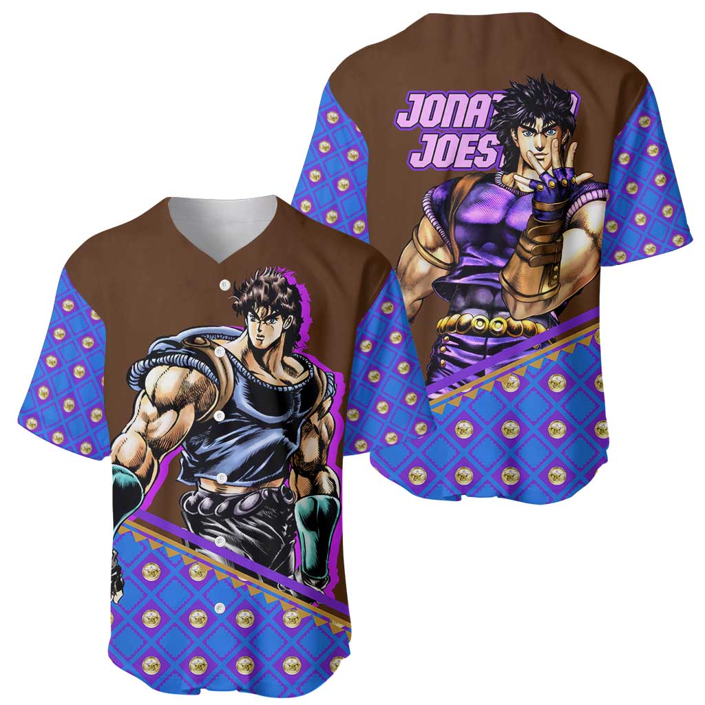 Jonathan Joestar Jojo Bizarre Adventure Baseball Jersey Jonathan Joestar Jojo Bizarre Adventure Baseball Jersey