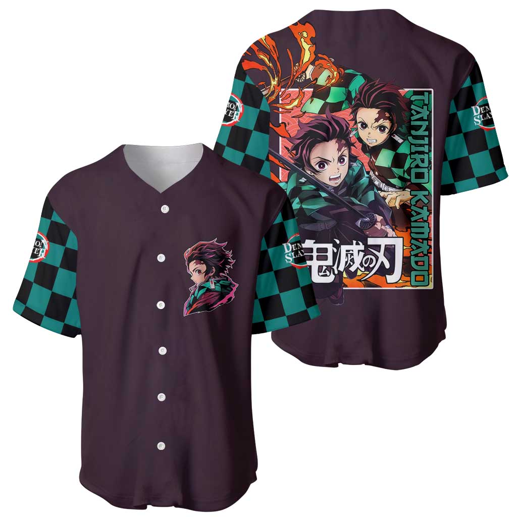 Kamado Tanjiro Demon Slayer Baseball Jersey Kamado Tanjiro Demon Slayer Baseball Jersey