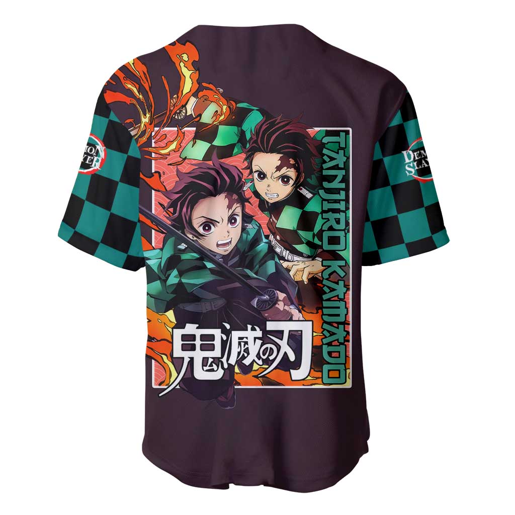 Kamado Tanjiro Demon Slayer Baseball Jersey Kamado Tanjiro Demon Slayer Baseball Jersey