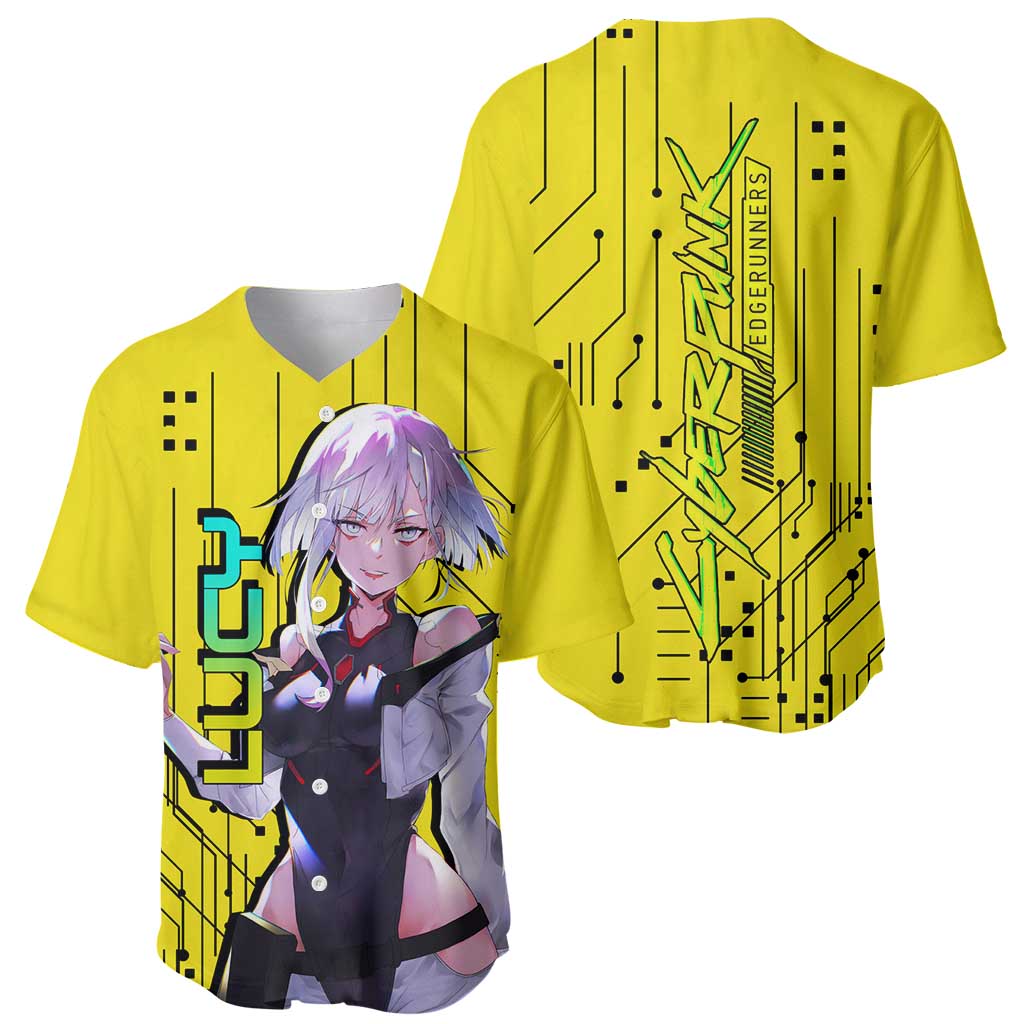 Lucy Cyberpunk Edgerunners Baseball Jersey_1 Lucy Cyberpunk Edgerunners Baseball Jersey_1