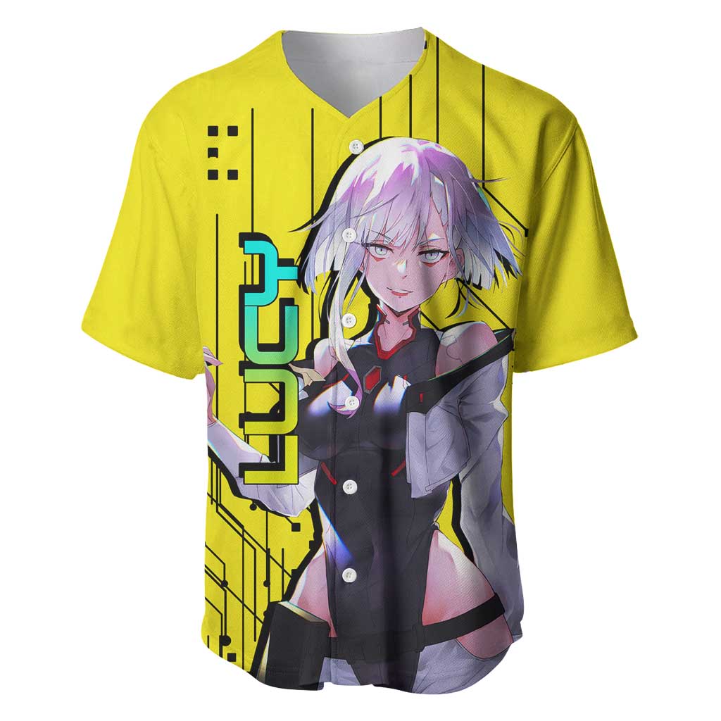 Lucy Cyberpunk Edgerunners Baseball Jersey_1 Lucy Cyberpunk Edgerunners Baseball Jersey_1