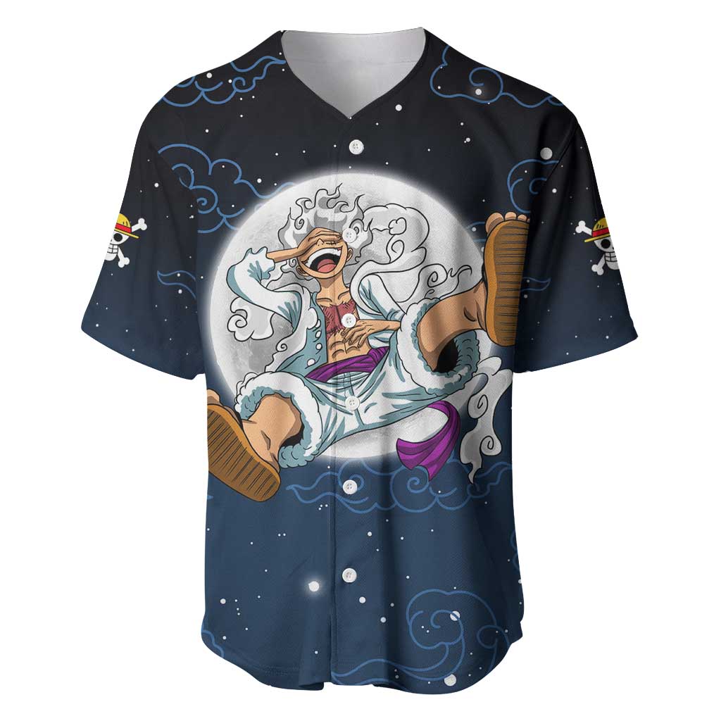 Luffy Gear 5 V2 One Baseball Jersey Luffy Gear 5 V2 One Baseball Jersey